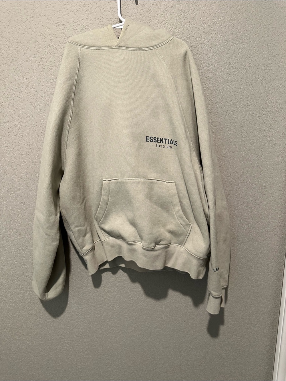 Fear of God Essentials Crewneck Hoodie in Sand